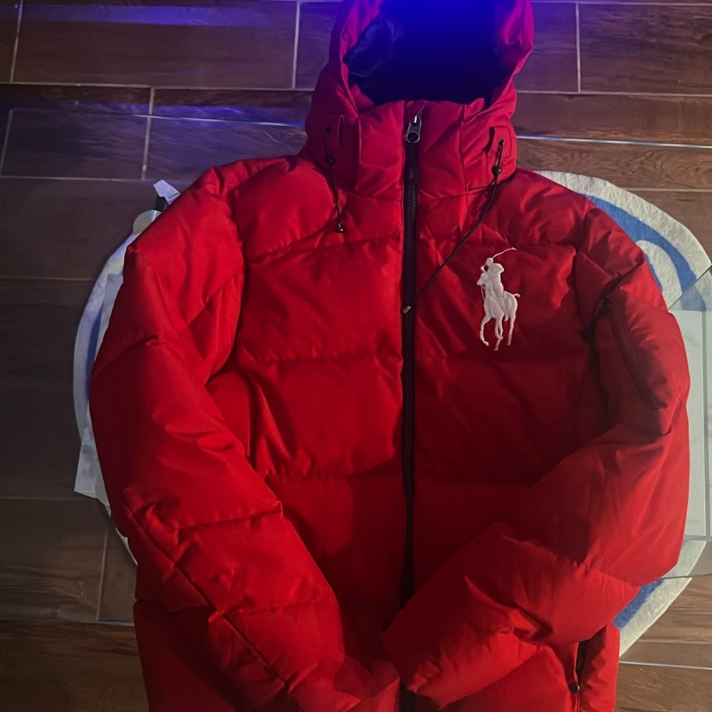 Polo Ralph Lauren Big Pony Hooded Down Puffer Jacket